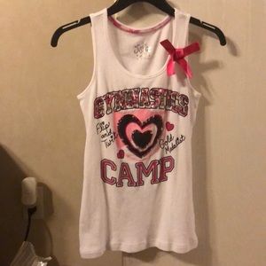 Justice gymnastics tank top